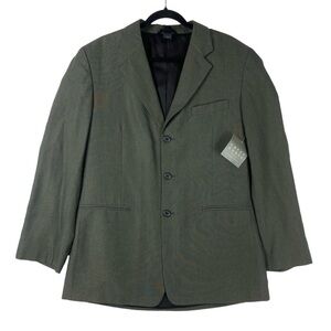 NWT Crazy Horse  Claiborne Company Men's Suite Coat Jacket Rayon Blend S…